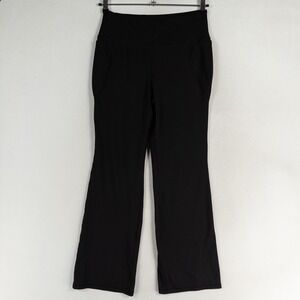 LIVI for Lane Bryant Soft Bootcut Pant Sz 14/16 1X Black Active Fitness Lounge